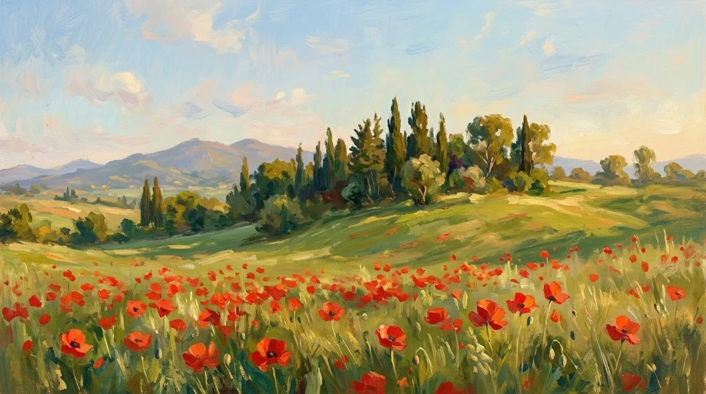 Poppy Fields Near Argenteuil