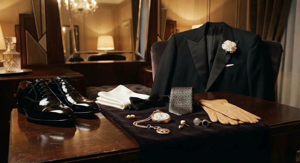 1920s formal Oxfords fedora and homburg hat