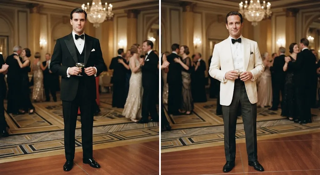 1920s tuxedo and dinner jacket for evening wear