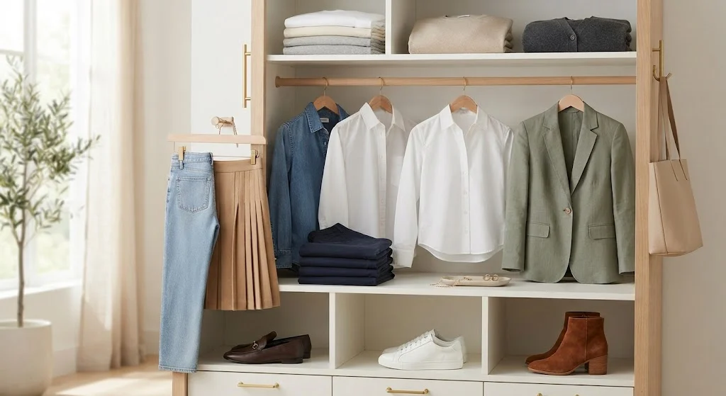 Lightweight fabrics and clothing for mild 60–65 degree weather
