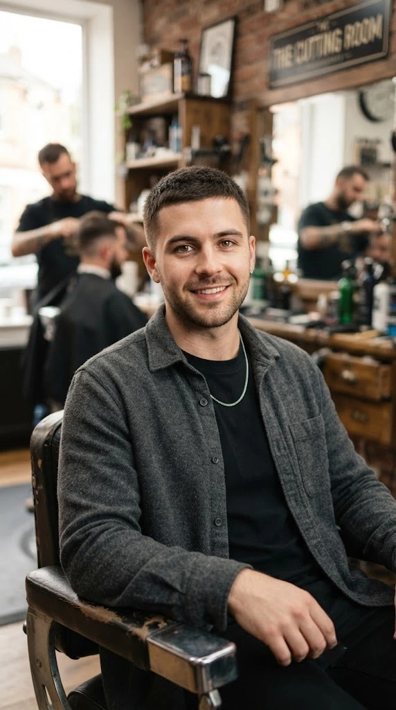 Butch cut hairstyle for men