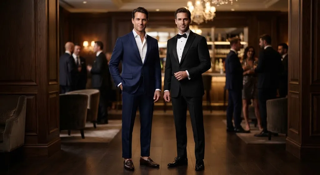 Difference between men's cocktail attire and formal attire