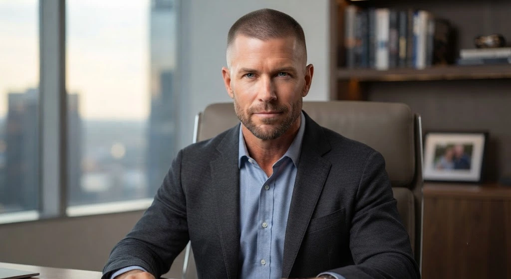 Commando haircut for men
