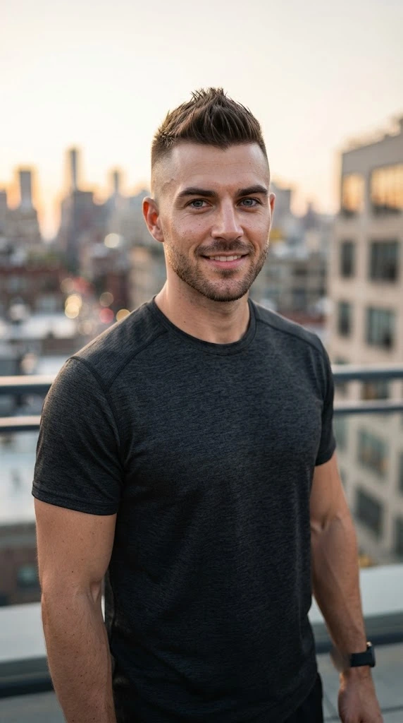 Military faux hawk haircut
