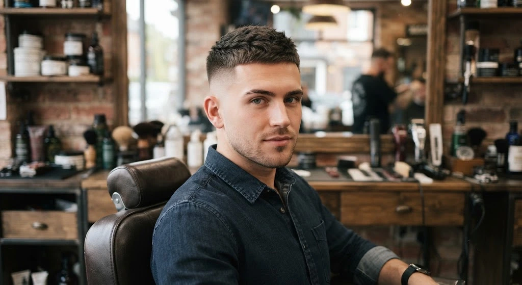 Low fade military haircut