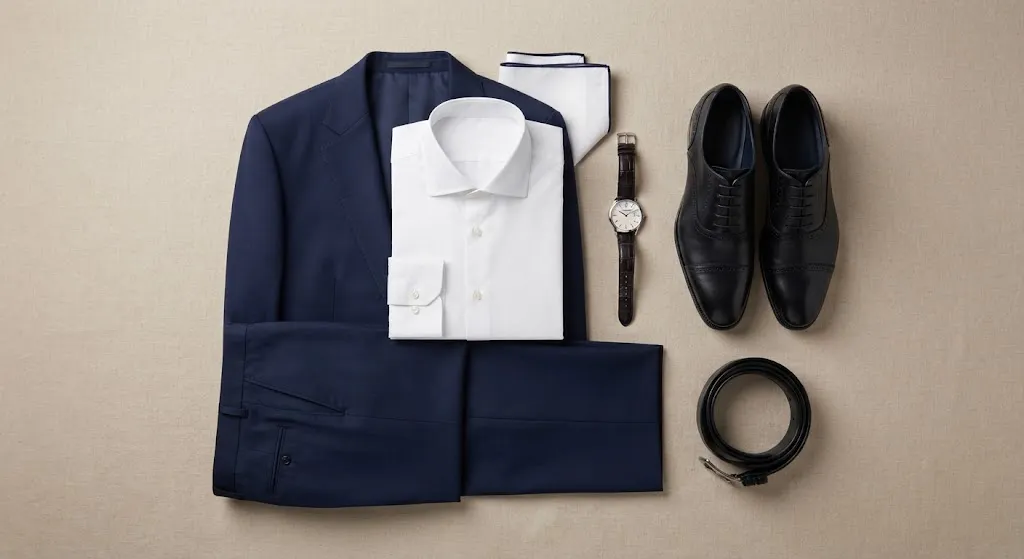 Five key pieces of a men's cocktail outfit