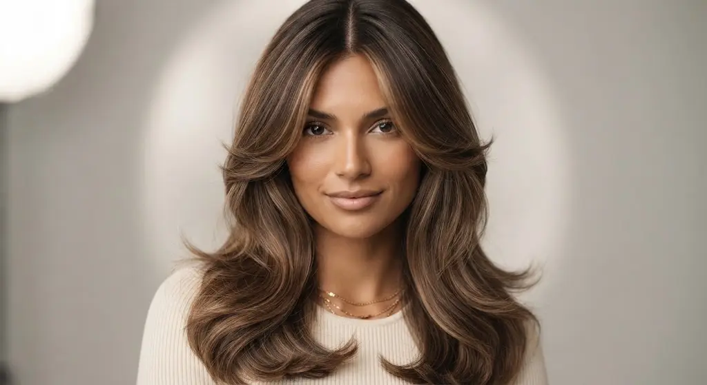 Butterfly haircut with long blended layers