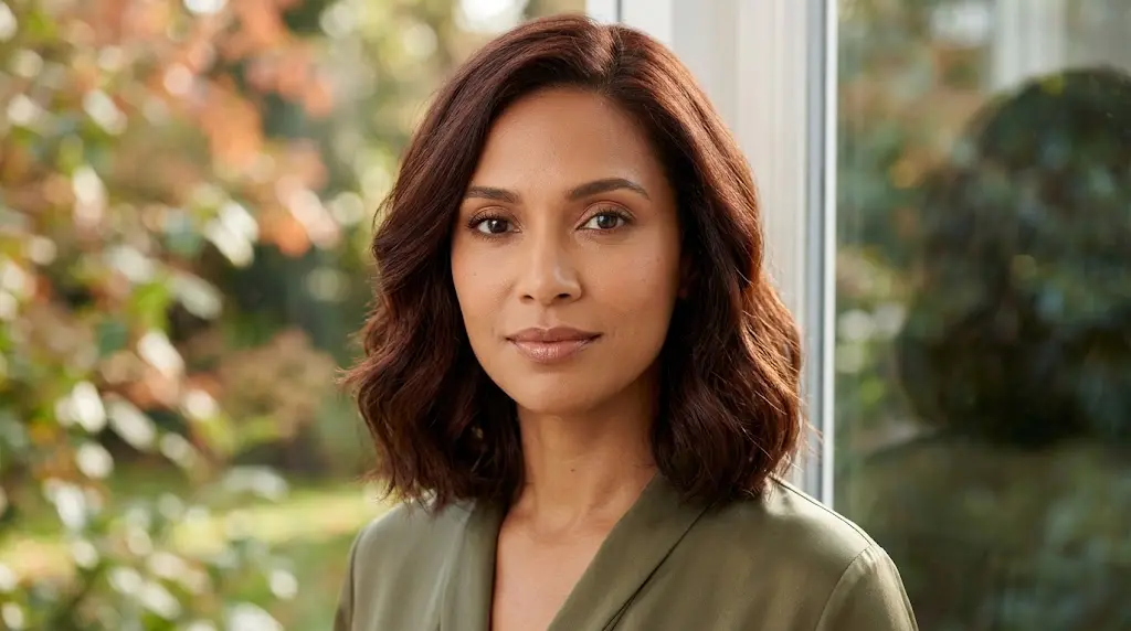 Minimal everyday Deep Autumn makeup look