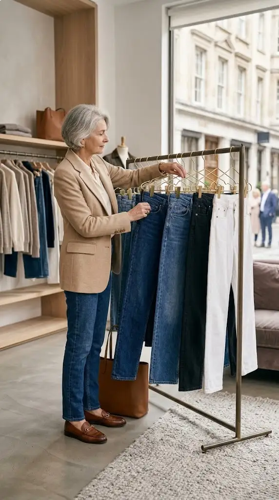 Different denim styles for women over 50