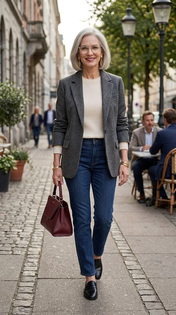 Modern style update for a woman over 50