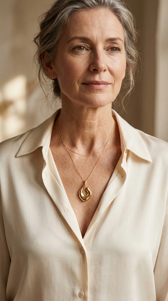 Layered necklaces with one focal pendant
