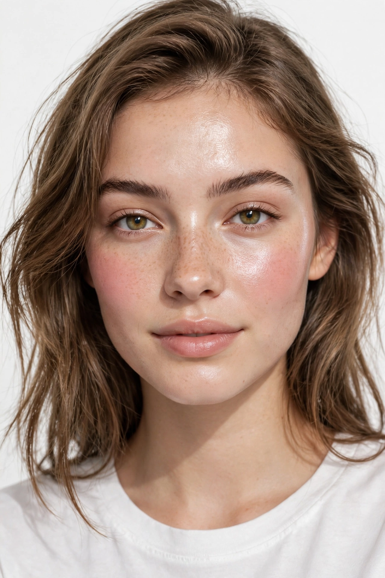 Fresh natural 10-minute everyday makeup look for beginners